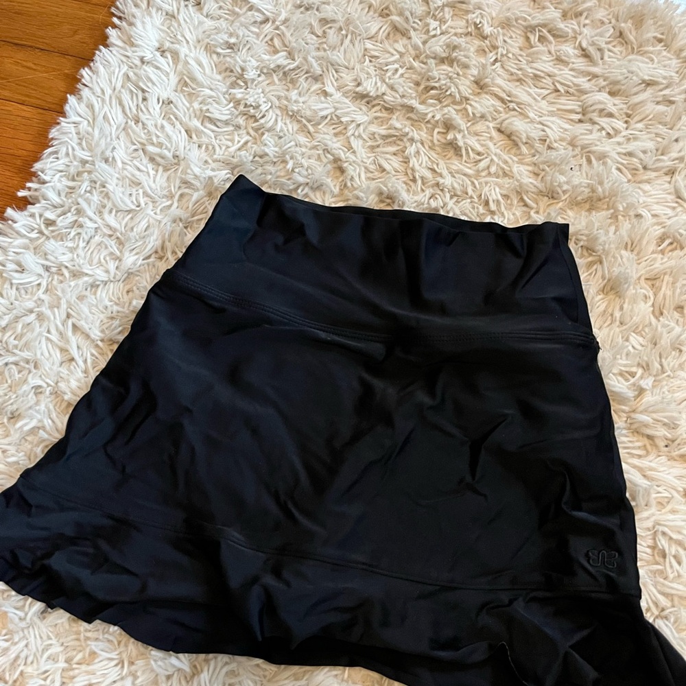 Albion Fit Black High Waisted Swim Skirt - Picture 4 of 5